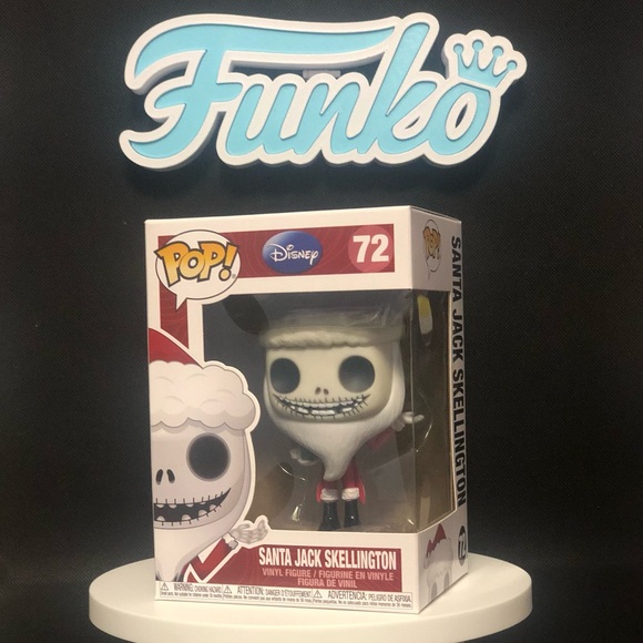 Santa Jack Skellington- 72- Disney- Mint Condition- Funko - Picture 2 of 8